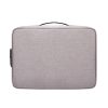 Waterproof Multi-layer Laptop Bag with Password Lock - Grey - Image 3