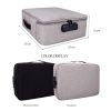 Waterproof Multi-layer Laptop Bag with Password Lock - Grey - Image 8