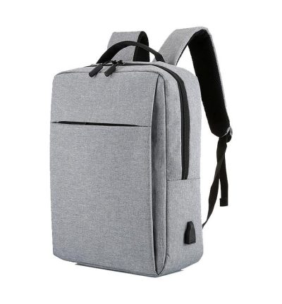 15.6 Laptop Backpack with Usb Charging - Waterproof Oxford Cloth Large Capacity - Grey