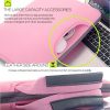 Portable Air Permeable Handheld Sleeve for Macbook Air / Pro and Laptops - 38x27.5x3.5cm 15.4 Inch - Grey - Image 7