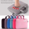 Portable Air Permeable Handheld Sleeve for Macbook Air / Pro and Laptops - 38x27.5x3.5cm 15.4 Inch - Grey - Image 8