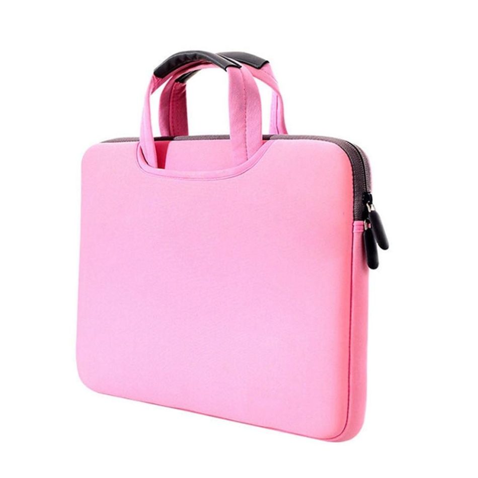 Portable Air Permeable Handheld Sleeve for Macbook Air / Pro and Laptops - 38x27.5x3.5cm 15.4 Inch - Grey - Image 10