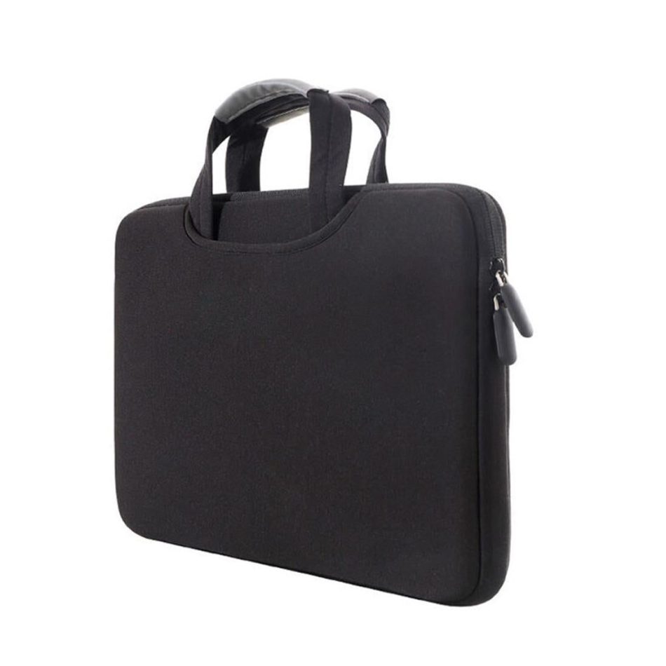 Portable Air Permeable Handheld Sleeve for Macbook Air / Pro and Laptops - 38x27.5x3.5cm 15.4 Inch - Grey - Image 14