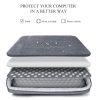 Waterproof Oxford Cloth Laptop Handbag With Trolley Strap - Grey - Image 6