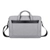 Expandable Laptop Bag - Waterproof Oxford Cloth Detachable Shoulder Strap - Grey - Image 2