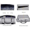 Expandable Laptop Bag - Waterproof Oxford Cloth Detachable Shoulder Strap - Grey - Image 4