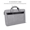 Expandable Laptop Bag - Waterproof Oxford Cloth Detachable Shoulder Strap - Grey - Image 12