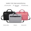 Expandable Laptop Bag - Waterproof Oxford Cloth Detachable Shoulder Strap - Grey - Image 15