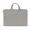 Waterproof Portable One-Shoulder Handbag For 13.3 Laptops With Hidden Zipper And Suitcase Belt - Light Grey - Image 7