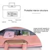 Waterproof Portable One-Shoulder Handbag For 13.3 Laptops With Hidden Zipper And Suitcase Belt - Light Grey - Image 10