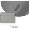 Waterproof Portable One-Shoulder Handbag For 13.3 Laptops With Hidden Zipper And Suitcase Belt - Light Grey - Image 11