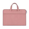 Waterproof Portable One-Shoulder Handbag For 13.3 Laptops With Hidden Zipper And Suitcase Belt - Light Grey - Image 16