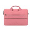 14.1 Inch Laptop Handbag With Hidden Strap And Suitcase Belt - Waterproof And Tear-Resistant - Light Grey - Image 9