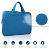 14 Inch Laptop Tablet Bag With Multiple Pockets And Soft Handle - Blue - Image 6