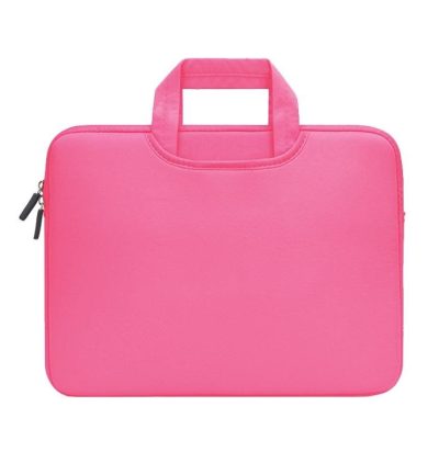 Portable Air Permeable Handheld Sleeve for 13.3 Laptops - 34x25.5x2.5cm - Magenta
