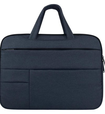 14 Inch Laptop Tablet Bag With Multiple Pockets And Soft Handle - Navy Blue