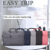 13.3 Inch Laptop Handbag With Hidden Strap And Suitcase Belt - Waterproof And Tear-Resistant - Navy Blue - Image 12