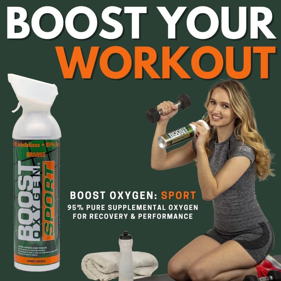 2x 10 Litres of Boost Sport Oxygen in a Can Supplemental - 200 Breath (Large) - Image 3