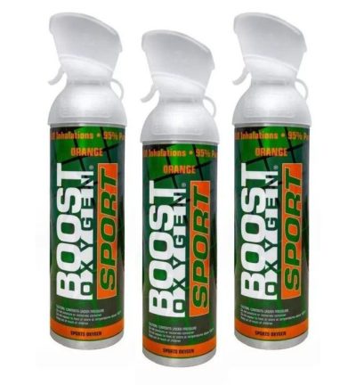 3x 10 Litres of Boost Sport Oxygen in a Can Supplemental - 200 Breath (Large)