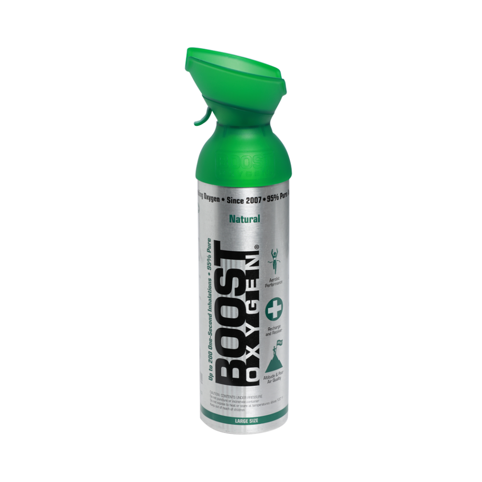 10 Litres of Boost Pure Oxygen in a Can Supplemental - 200 Breath (Large) - 1 Pack - Image 2