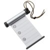 Funky Luggage Cylinder Tag Rollout Label for Address Details - Silver/Grey - Image 3