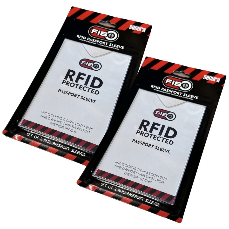 2x RFID Blocking Sleeve Secure Passport ID Protector Anti Thief Scan - White - Image 2