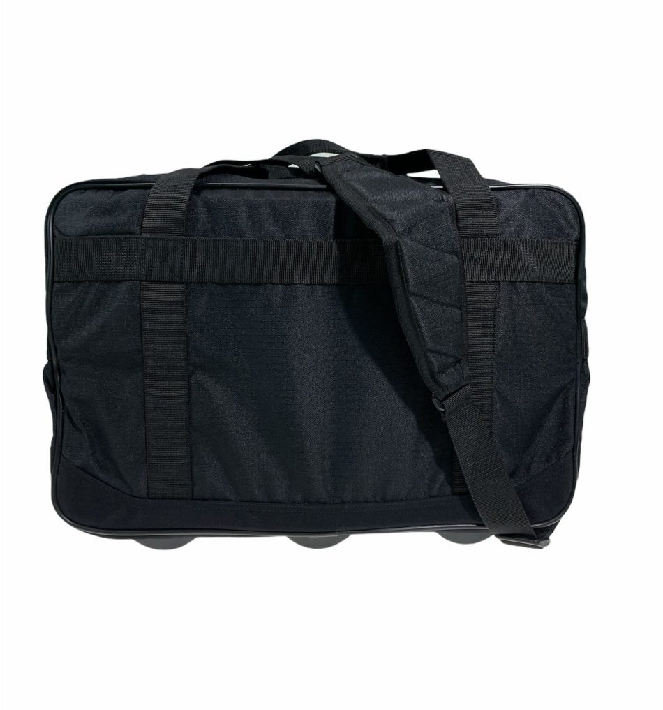 44L Foldable Duffel Bag Gym Sports Luggage Travel Foldaway School Bags - Black - Image 4