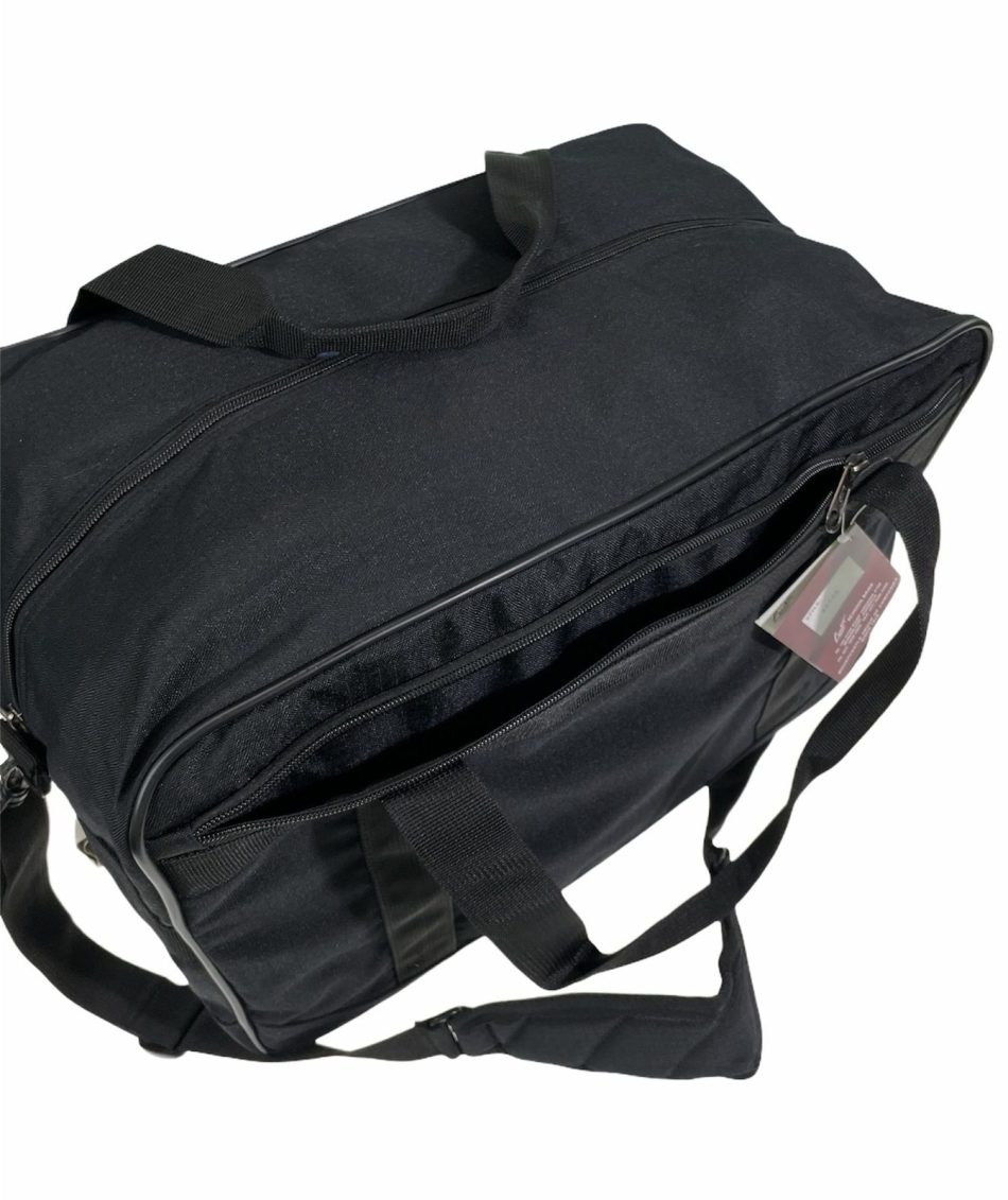 44L Foldable Duffel Bag Gym Sports Luggage Travel Foldaway School Bags - Black - Image 5