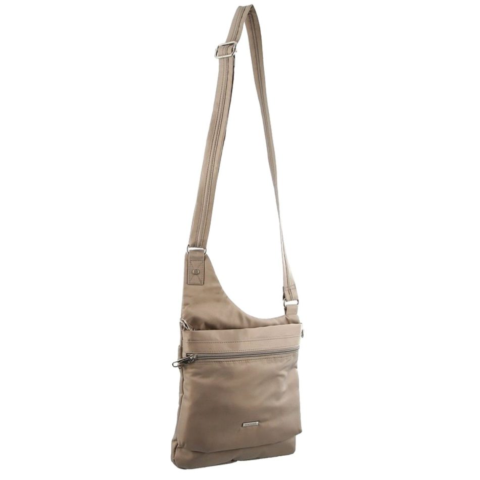 Pierre Cardin RFID Cross Body Bag Travel Anti-Theft Slash Proof Sling - Taupe - Image 2