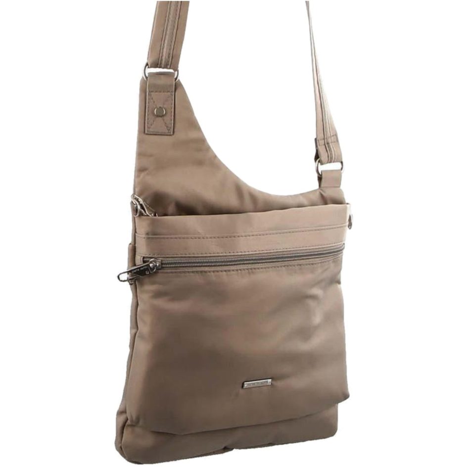 Pierre Cardin RFID Cross Body Bag Travel Anti-Theft Slash Proof Sling - Taupe - Image 3