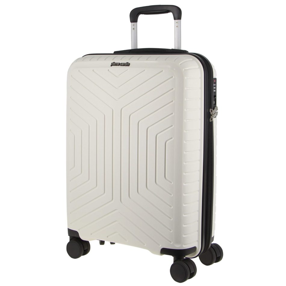 Pierre Cardin 76cm Large Hard-Shell Suitcase Travel Luggage Bag - White - Image 2