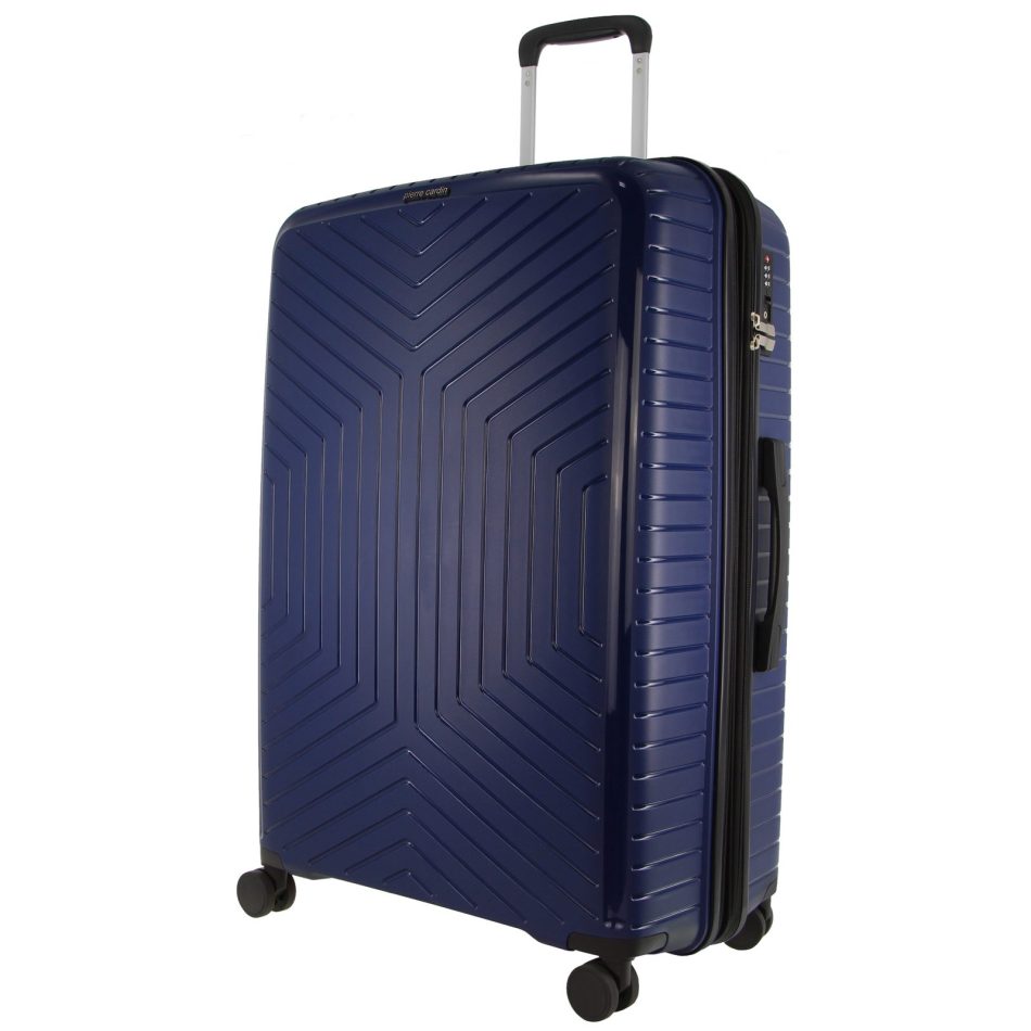Pierre Cardin 65cm Medium Hard-Shell Suitcase Travel Luggage Bag - Navy - Image 2
