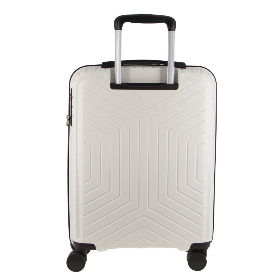 Pierre Cardin 65cm Medium Hard-Shell Suitcase Travel Luggage Bag - White - Image 3
