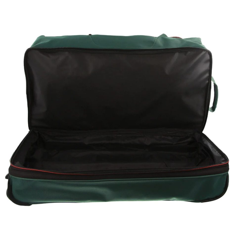 Pierre Cardin Trolley Bag Medium Soft Travel Luggage Wheeled Duffle 72cm - Green - Image 6