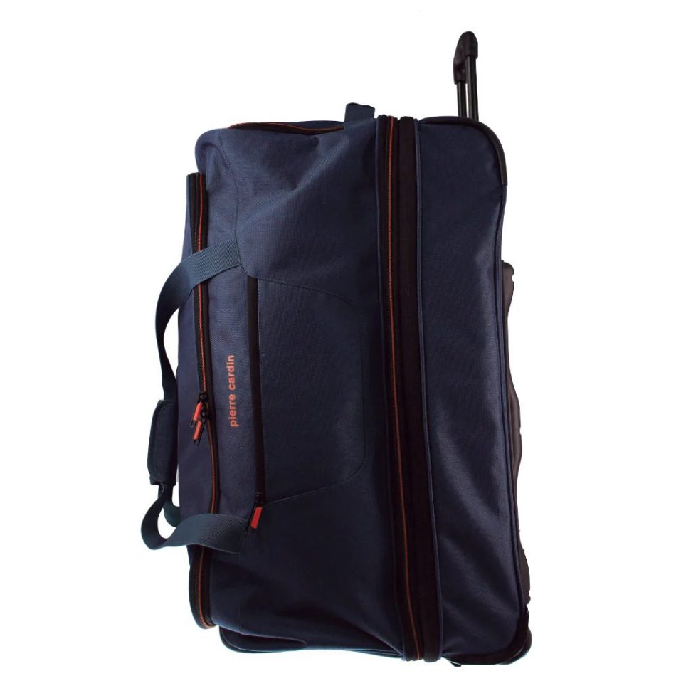 Pierre Cardin Trolley Bag Large Soft Travel Luggage Wheeled Duffle 82 Cm - Navy - Image 5