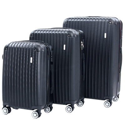 Delegate Suitcases Luggage Set 20" 24" 28"Carry On Trolley TSA Travel Bag