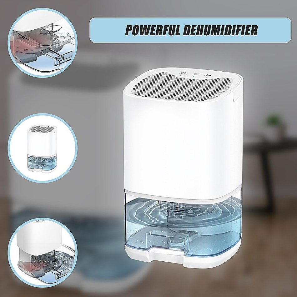 1000ML Mini Dehumidifier Portable Air Dryer Office Moisture Absorber Machine - Image 7