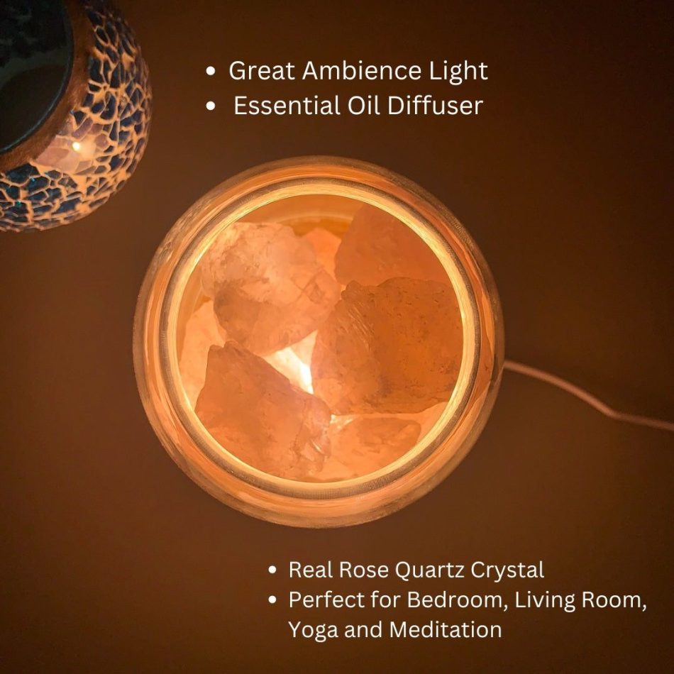 Aurora Crystal Diffuser - Rose Quartz - Image 2