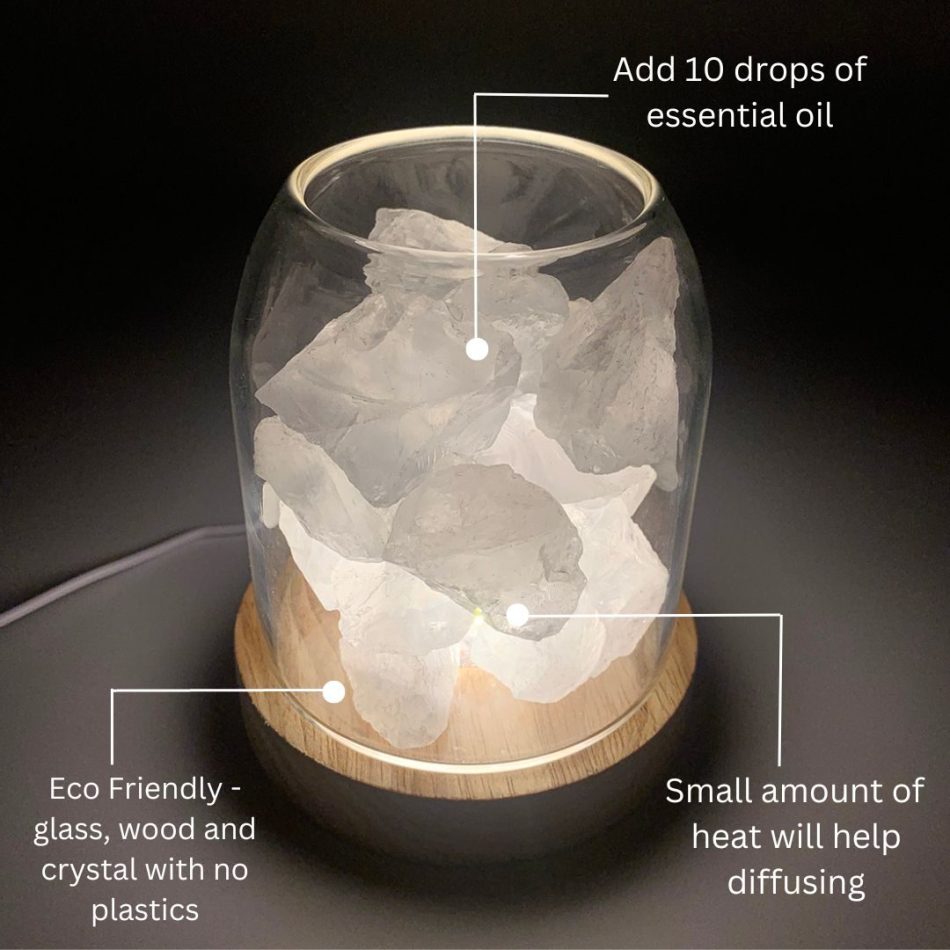Aurora Crystal Diffuser - Clear Quartz - Image 3