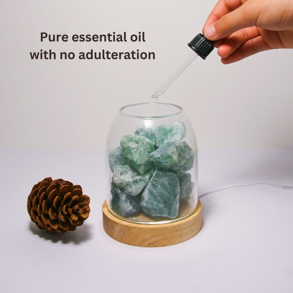 Aurora Crystal Diffuser - Green Calcite - Image 3