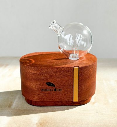 Portable Mini Orb Diffuser Redwood | Waterless Aroma Diffuser | No Plastics Essential Oil Diffusing
