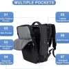 Water-Resistant Laptop Backpack with USB Charging Port and Wet-Dry Separation (mint green) - Image 2