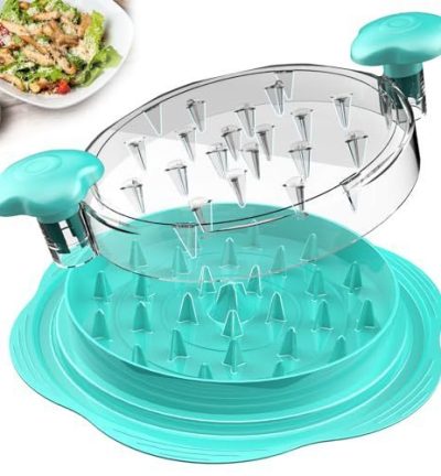 2pcs blue New Chicken Shredder - Effortless Chicken Breast Shredding Tool for Meal Prep and Baby Food