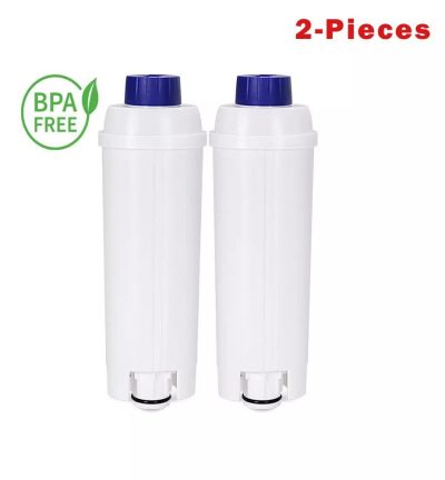 2pcs pack DeLonghi DLSC002 Carbon Filter – Replacement Water Filter for DeLonghi Coffee Machines, Active Carbon Purification