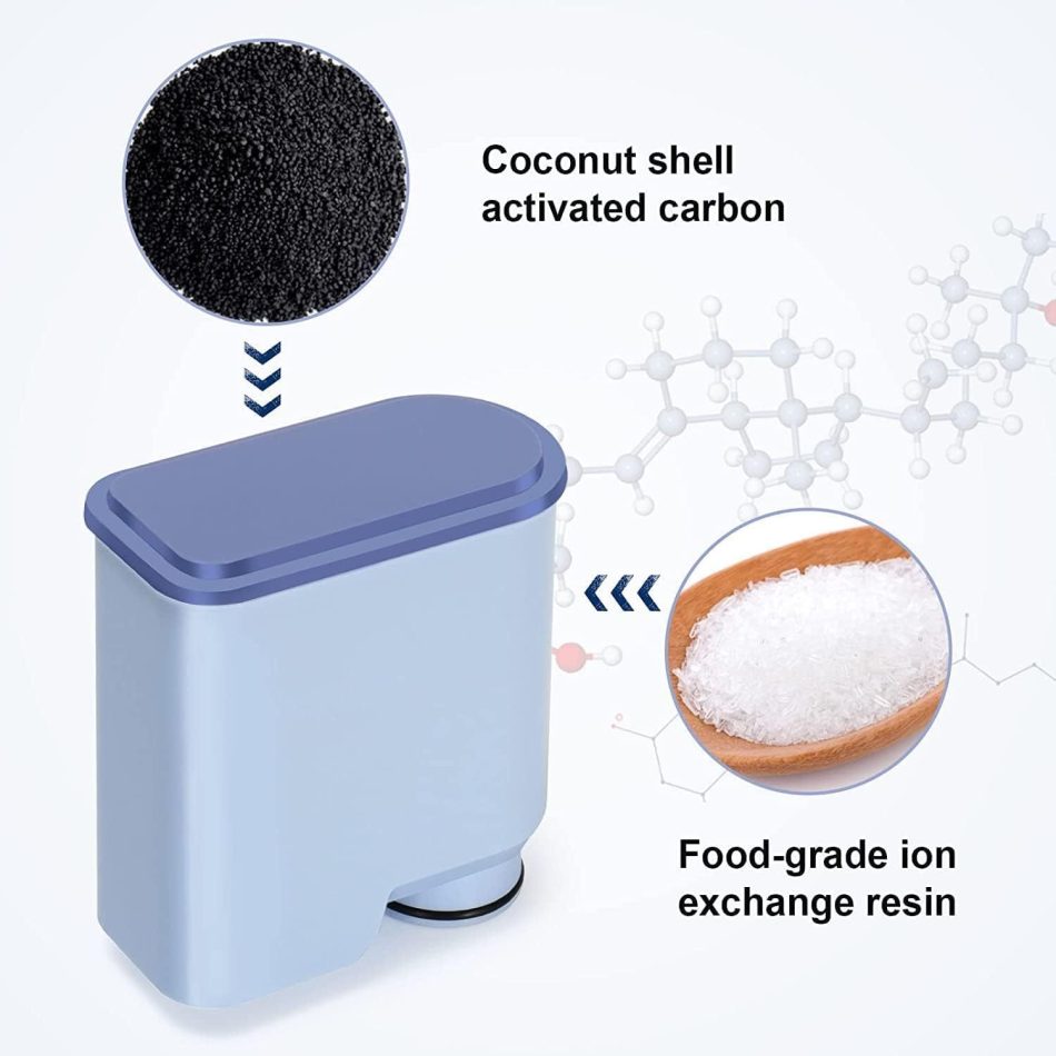 2pcs pack Philips Coffee Machine Filter Compatible CA6903 Activated Carbon Water Purifier, High-Quality Coffee Filter Cartridge for Improved Water Quality - Image 5
