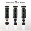 Grey Portable Espresso Coffee Machine - Universal 3-in-1 Capsule, Coffee Powder, and Espresso Maker - Image 3