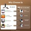 Grey Portable Espresso Coffee Machine - Universal 3-in-1 Capsule, Coffee Powder, and Espresso Maker - Image 6