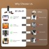 Silver Portable Fully Automatic Espresso Coffee Machine - Universal 3-in-1 Capsule, Coffee Powder & Espresso Maker - Image 3
