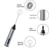 Rechargeable Electric Milk Frother, Handheld Foam Maker, Coffee Frothing Wand, Whisk for Milk, Coffee, and Baking - Image 3