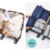 Light Blue Travel Packing Cube Set - 7-Piece Luggage Organizer for Clothes, Toiletries, and Accessories - Image 4